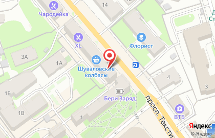 Медовая лавка на проспекте Текстильщиков на карте