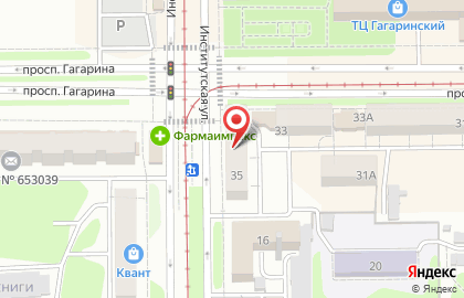 Супермаркет Мария-Ра на проспекте Гагарина, 35 на карте