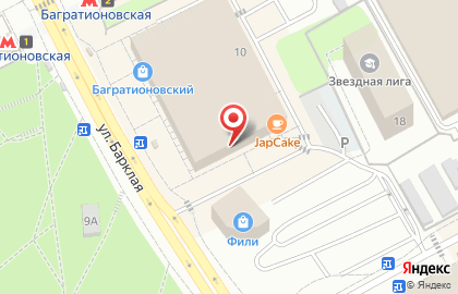 Кондитерский магазин Кондифуд на Багратионовской на карте