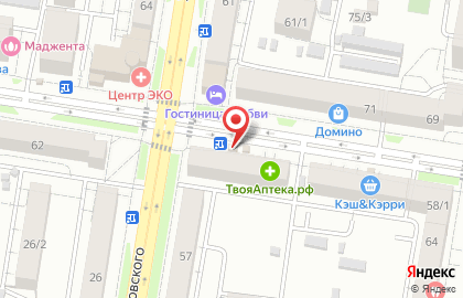 Киоск по продаже фруктов и овощей на Амурской улице на карте