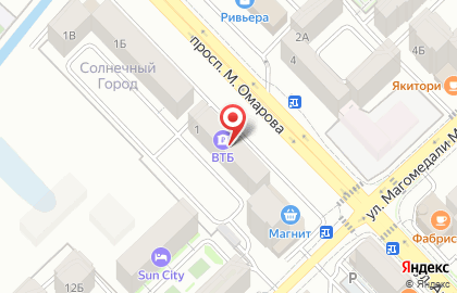 Банк ВТБ в Махачкале на карте