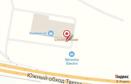 Ресторан быстрого питания Chicken House на Петербургском шоссе на карте