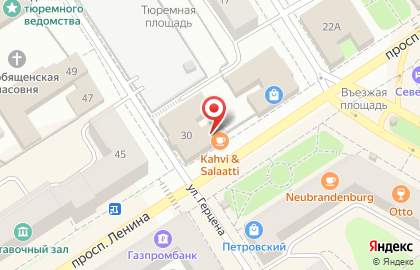 Цветочная сеть Romantic на проспекте Ленина на карте