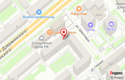 Центр изучения русского языка и культуры, НОУ на карте