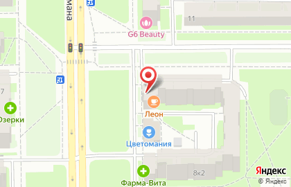 Салон красоты Леди в Красносельском районе на карте