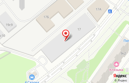 Сервисно-торговый центр Vianor в Ижорском проезде на карте