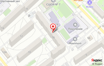Ника в Центральном районе на карте