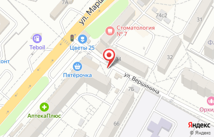 Магазин морепродуктов в Краснооктябрьском районе на карте