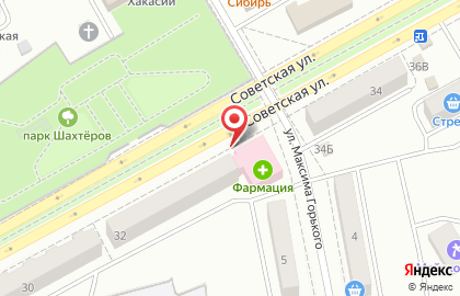 Аптека №3 на Советской улице на карте