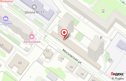 Гостиница Премьер отель на Московской улице на карте