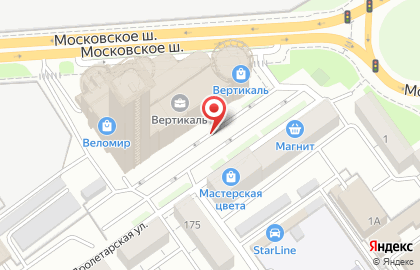 Аптека Фармлайн на Московском шоссе на карте