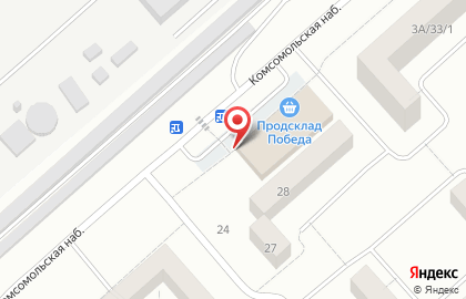 Супермаркет Магнит у дома в Набережных Челнах на карте