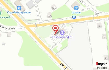 Газпромнефть в Великом Новгороде на карте