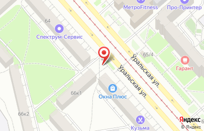 Мастерская по ремонту обуви и изготовлению ключей в Екатеринбурге на карте