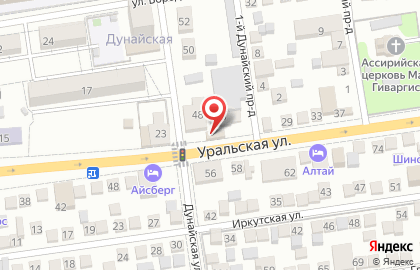 Продуктовый магазин Волжанка на Уральской улице на карте