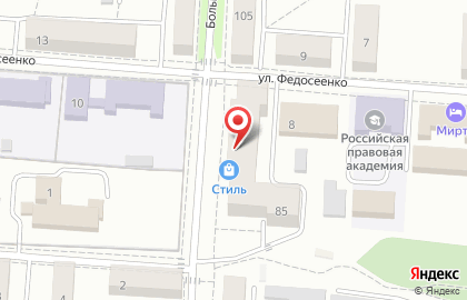 Салон оптики Стиль на Большевистской улице на карте