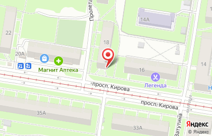 Магазин ОПТпродукт в Автозаводском районе на карте