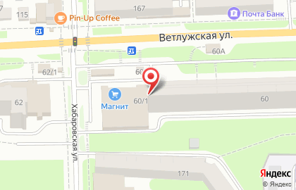 Аптека Пермфармация на Ветлужской улице на карте