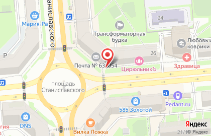Банкомат Ланта-банк на улице Станиславского на карте
