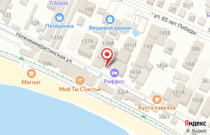 Аптека Сириус на улице Нижнеимеретинской на карте