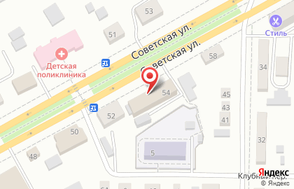 Автошкола Флагман на Советской улице на карте