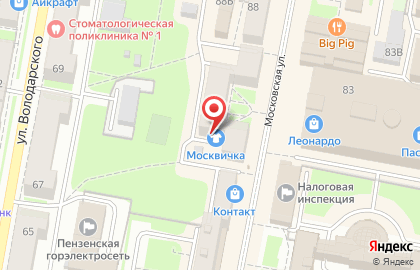 Свадебный салон Москвичка на карте