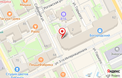 Салон мебели Цвет Диванов на улице 3 Интернационала в Ногинске на карте