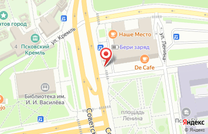 Салон сотовой связи МТС на площади Ленина на карте