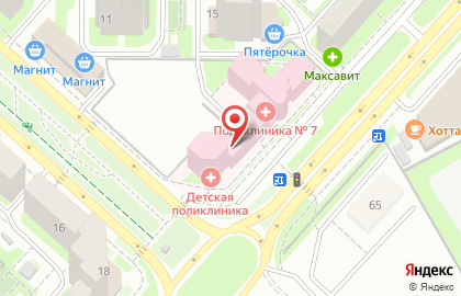 Медицинский центр Центры здоровья в Октябрьском районе на карте