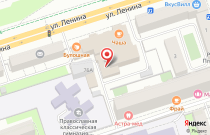 Студия загара BRONZA в Ленинском районе на карте