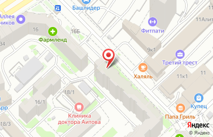 Фирменный магазин мясной продукции Куединский мясокомбинат на бульваре Хадии Давлетшиной на карте