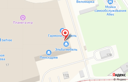 Салон кухонь и мебели для дома Вардек на Балканской площади на карте