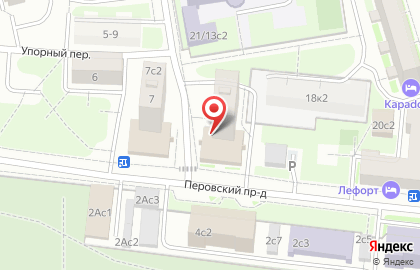 Служба доставки и логистики Сдэк в Перовском проезде на карте