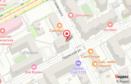 Магазин в Перми на карте