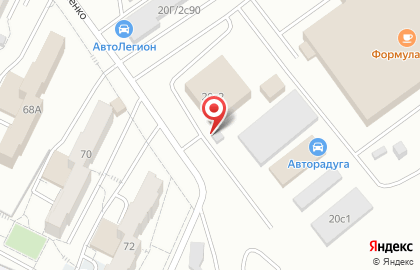 Автостоянка в Красноярске на карте