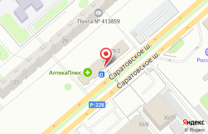 Магазин разливного пива Beer House на Саратовском шоссе на карте