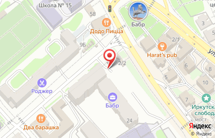 Автостоянка Лэнд-Центр на карте