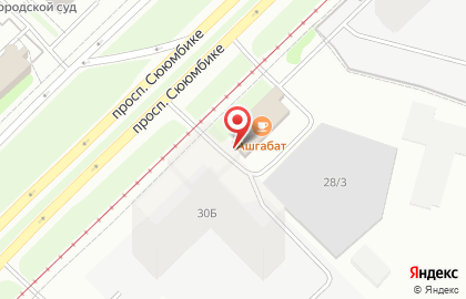 Автомойка Мойдодыр на проспекте Сююмбике на карте