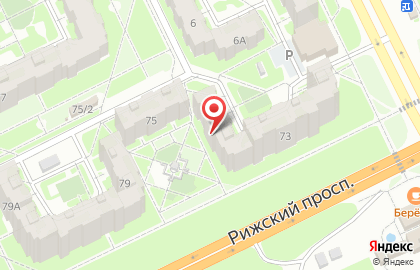 Зоомагазин в Пскове на карте