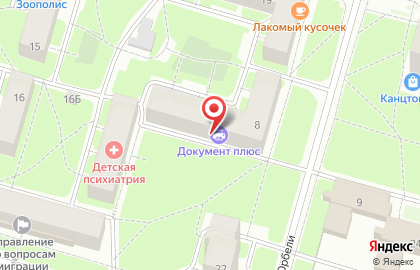 Магазин семян Усадьба на площади Мужества на карте