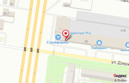 Компания Строительный Мир в Автозаводском районе на карте