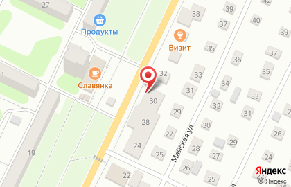 Автомойка Аквамарин в Сызрани на карте