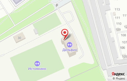 Физкультурно-оздоровительный комплекс Дельфин на Юбилейной улице на карте