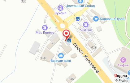 Кафе быстрого питания в Пятигорске на карте
