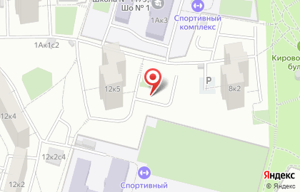 Автостоянка Мгса в Северном Чертаново на карте