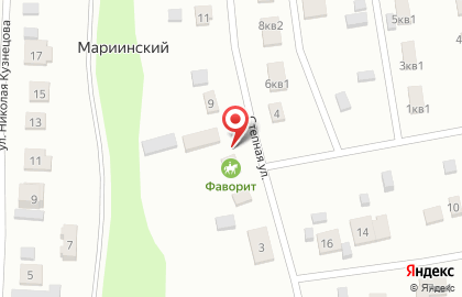 Конноспортивный клуб Фаворит на Степной улице на карте