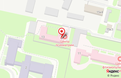 Новгородский клинический специализированный центр психиатрии в Великом Новгороде на карте