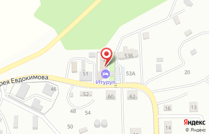 Гостиница Итуруп на карте