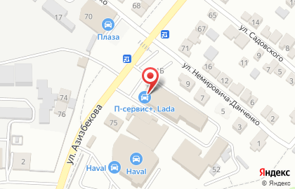 Автосалон П-Сервис в Ворошиловском районе на карте