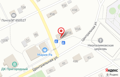 Продовольственный магазин на Центральной, 45 к1 на карте